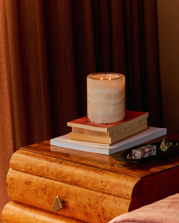 White Onyx Stone Holder