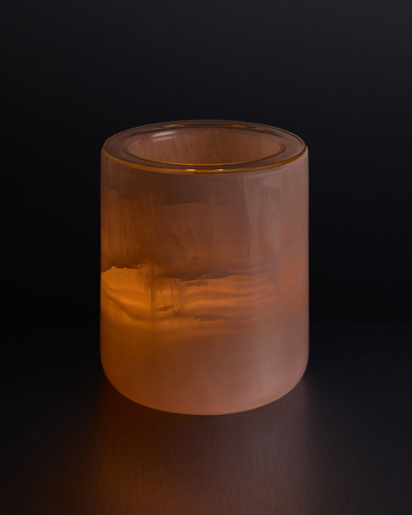 Pink Onyx Stone Holder