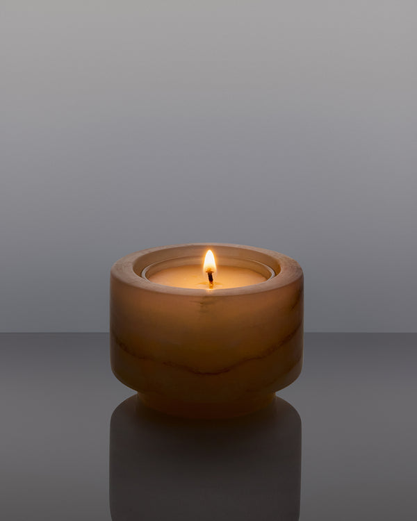 Natural Onyx Large Tealight Holder