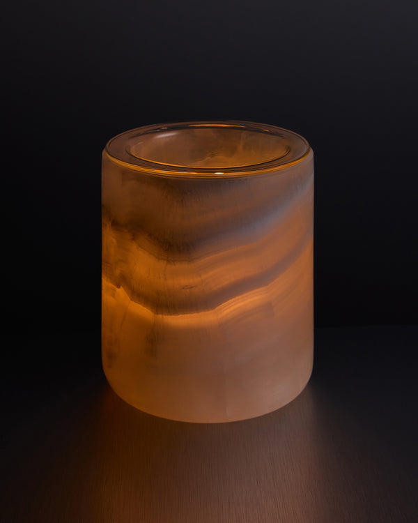 White Onyx Stone Holder