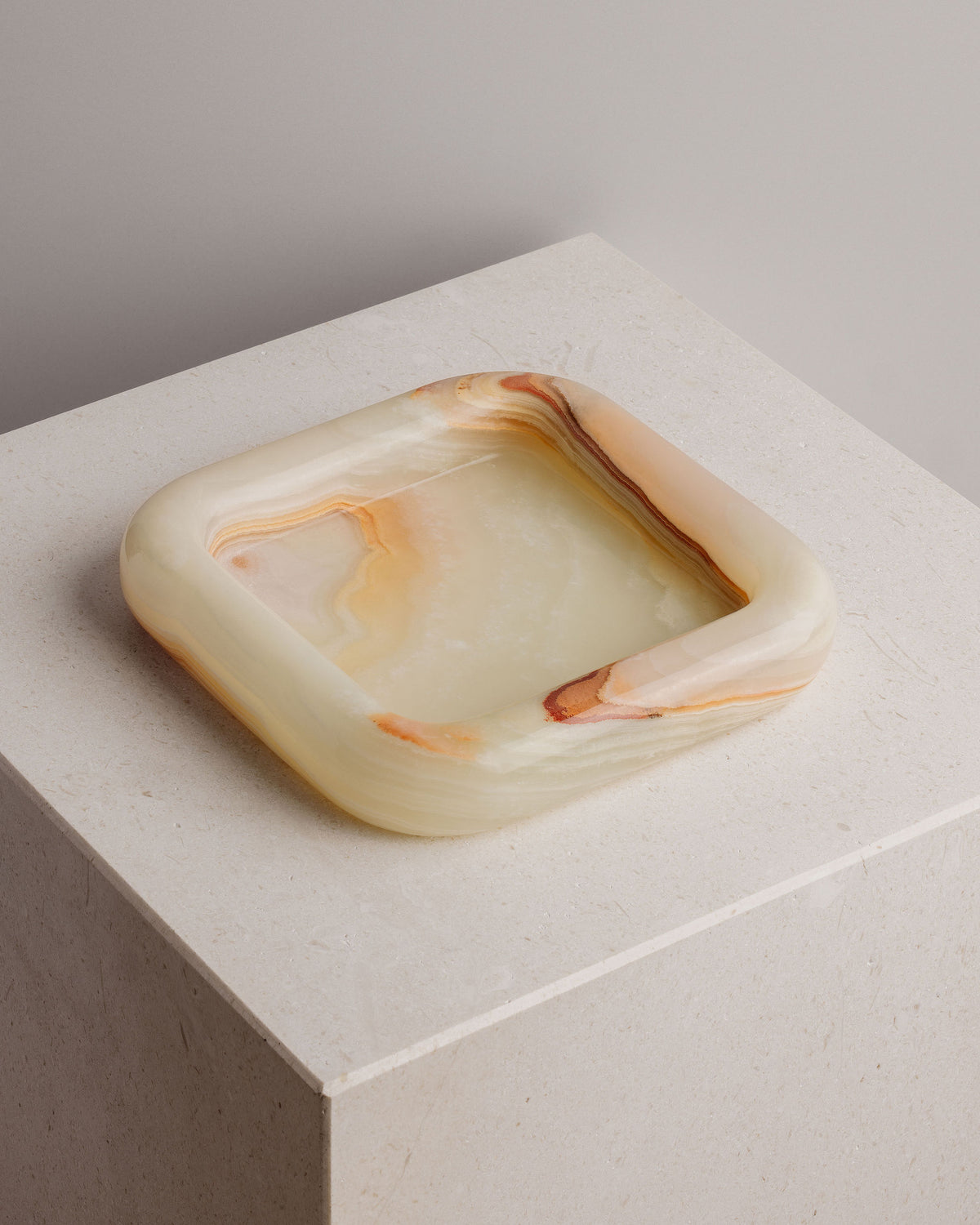 Square Tray Green Onyx
