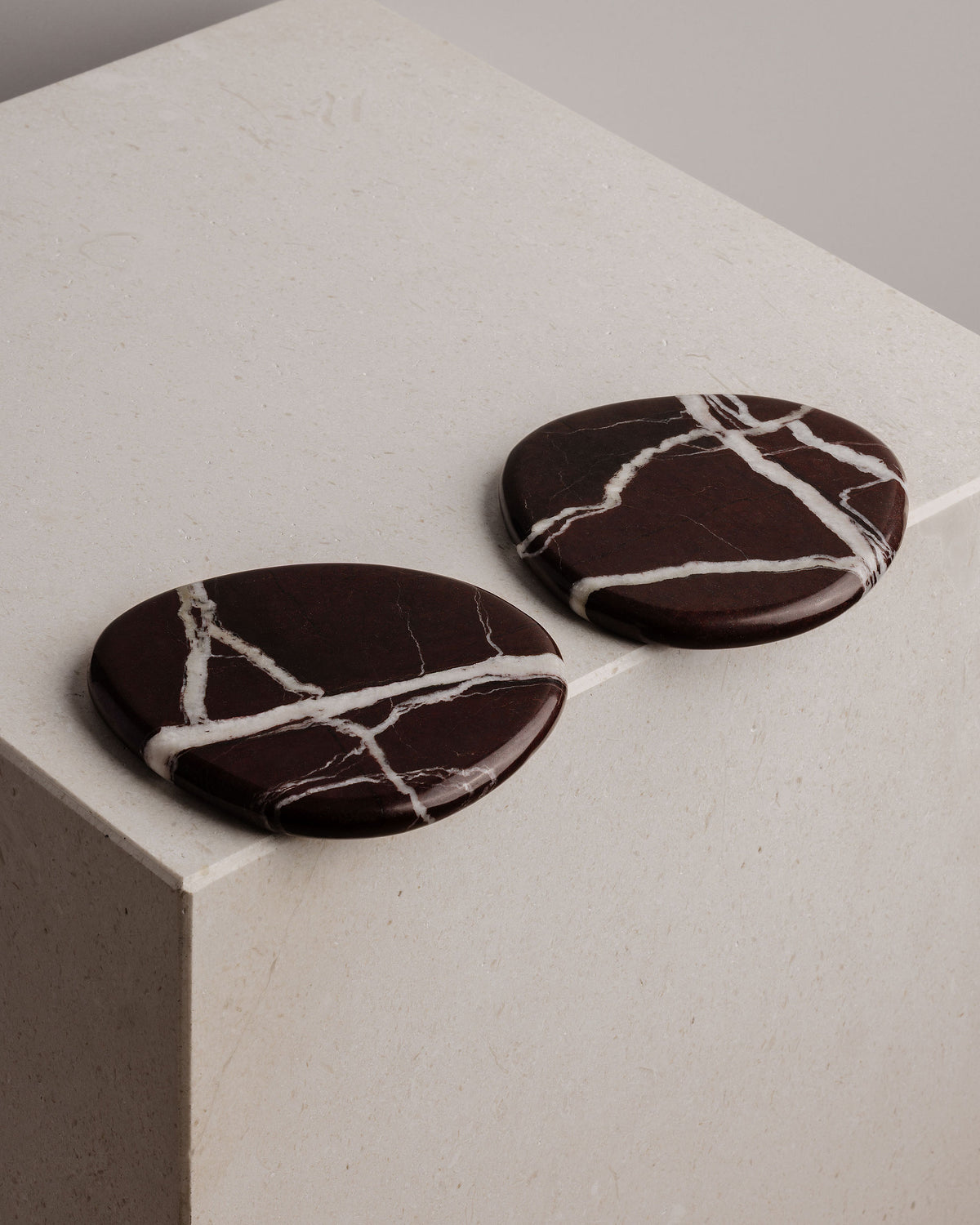 Stone Coaster 2pk Rosa Marble