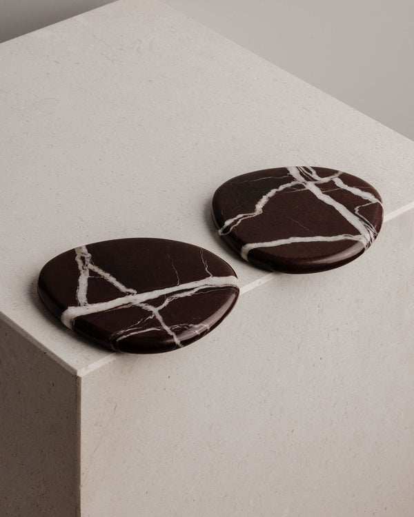 Stone Coaster 2pk Rosa Marble