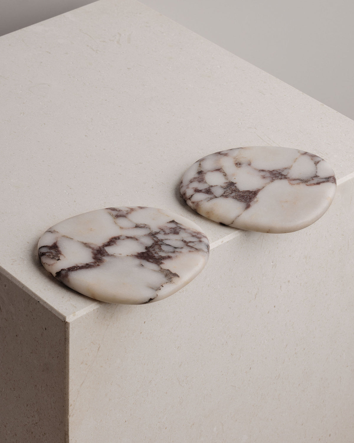 Stone Coaster 2pk Viola Marble