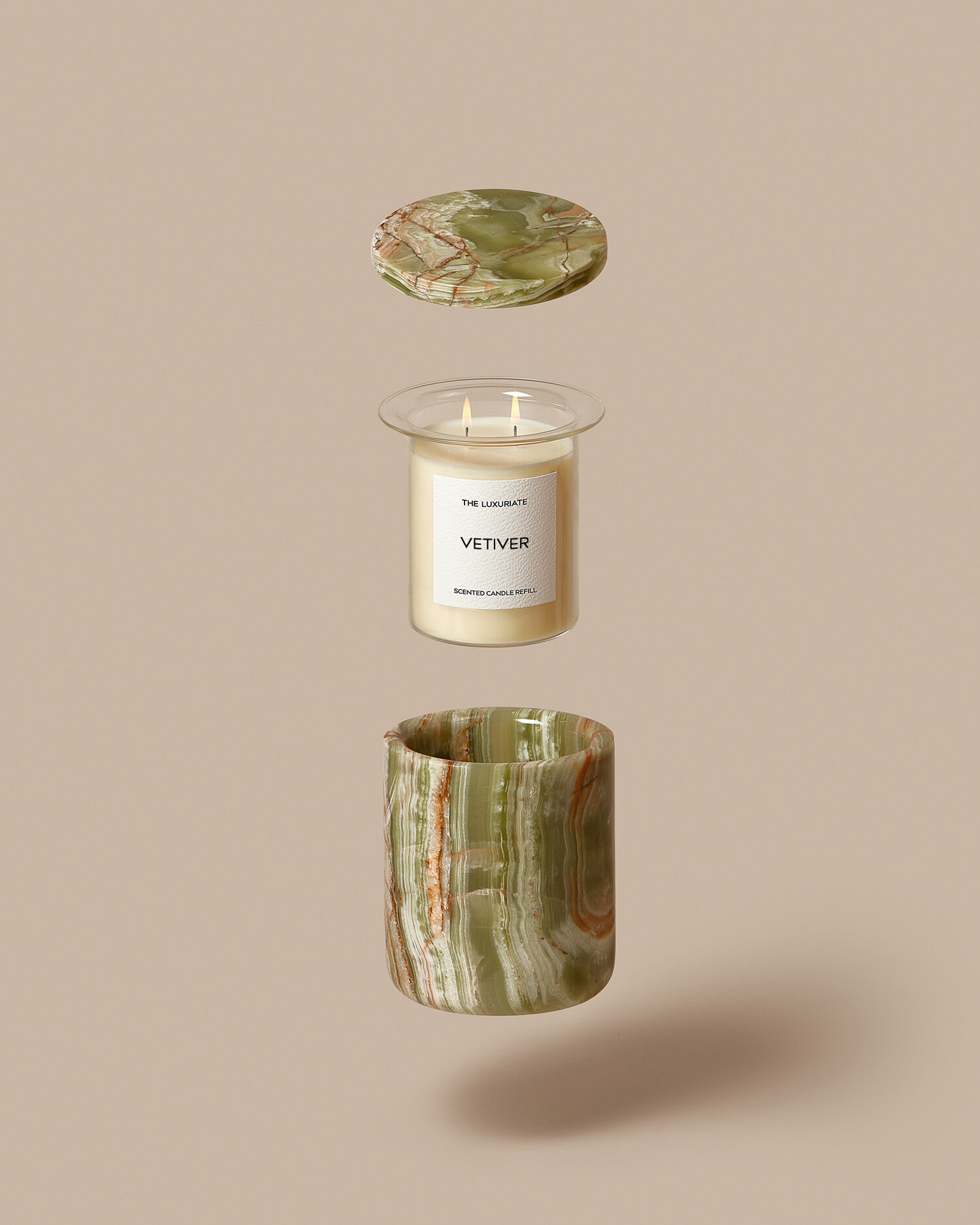 Vetiver candle refill
