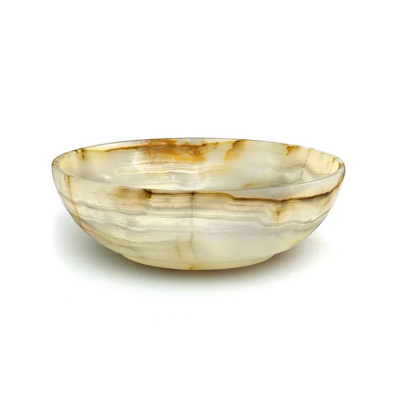 Medium White Onyx Bowl
