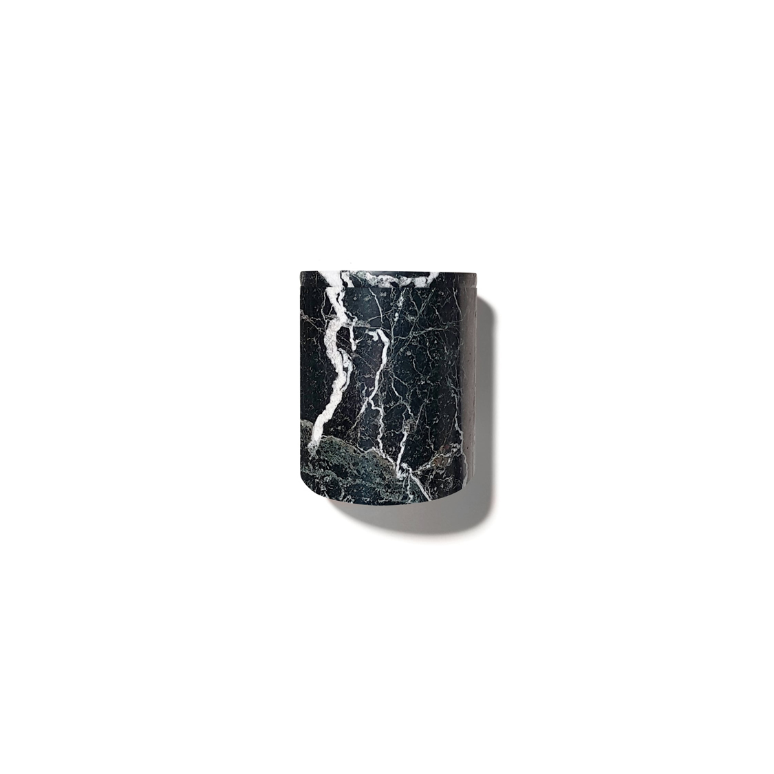 Black Marble Tealight Holder