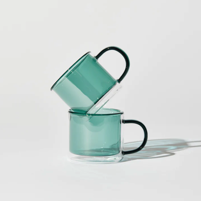 Double Trouble Cup Set in Teal