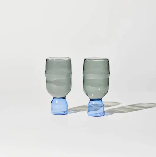 SHOW PONY GLASSES - CHARCOAL SET