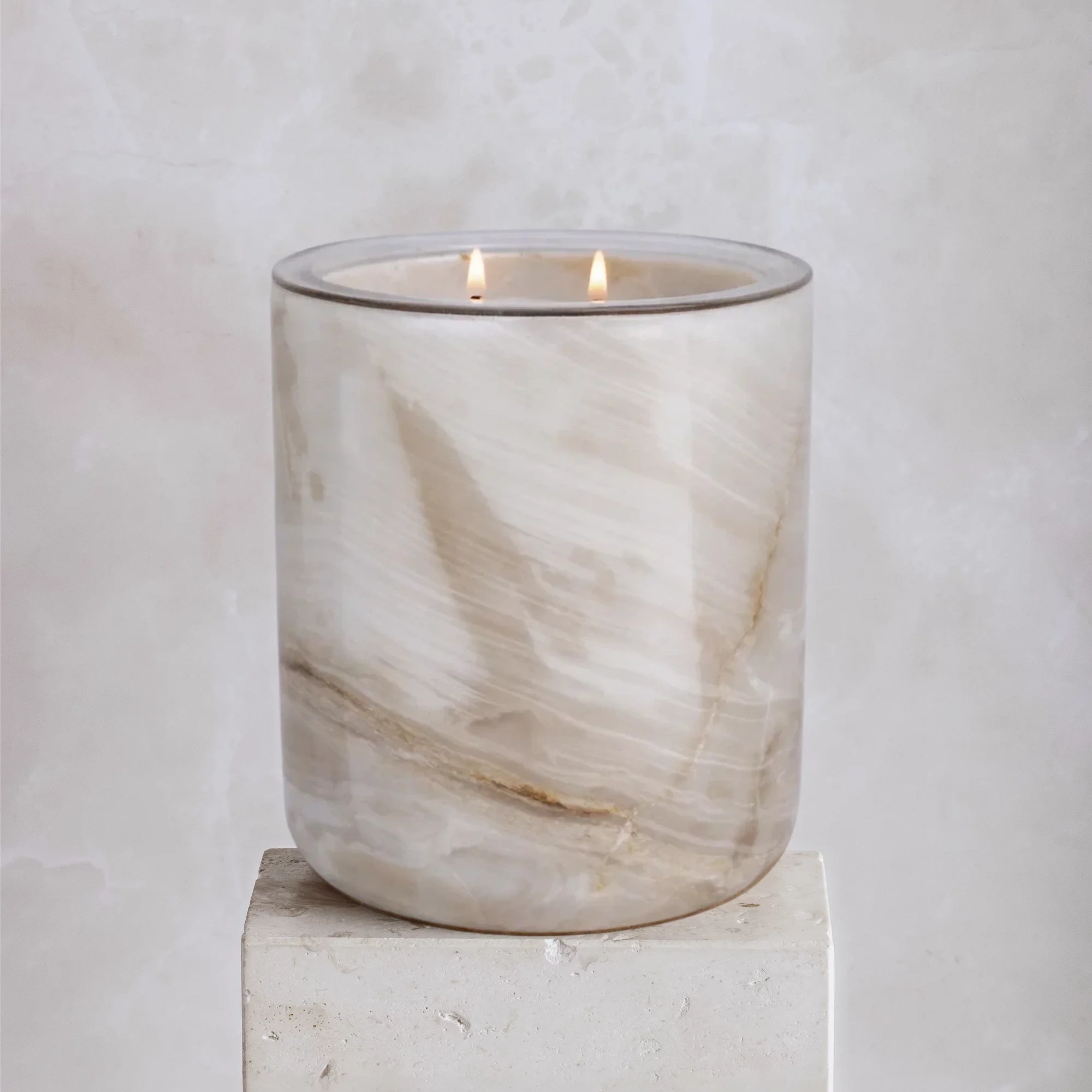 Light Natural Onyx Stone Holder Light Natural Onyx Stone Holder